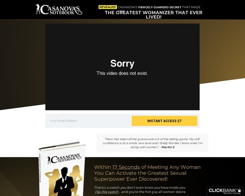 Casanova’s Notebook – #1 Method for Rizzing Up Women Casanova’s Notebook – #1 Method for Rizzing Up Women