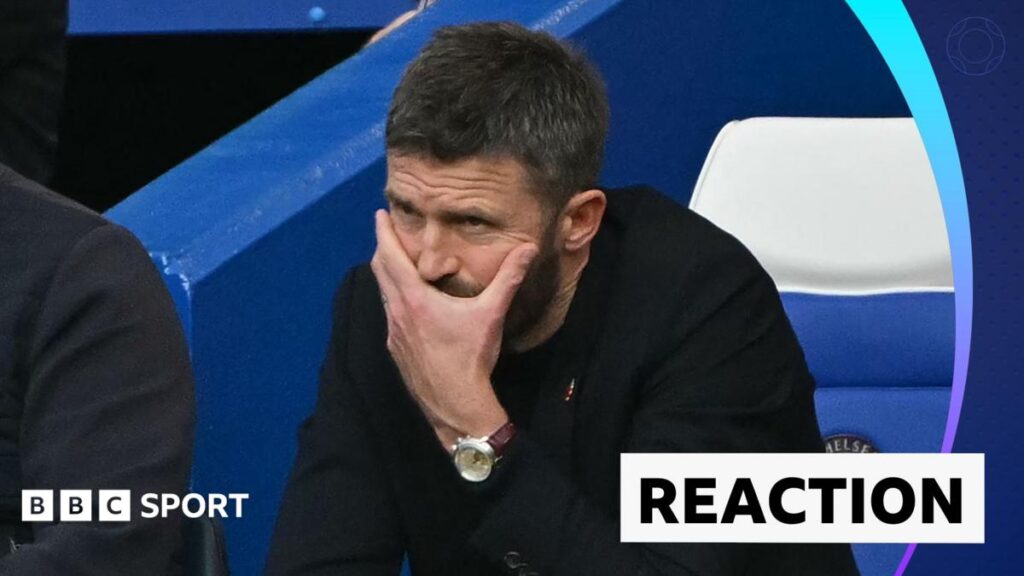 Chelsea 2-0 Manchester United: Michael Carrick bemoans Red devils defending for Morgan Rogers goal