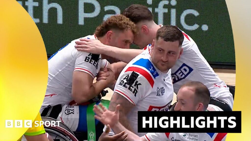 England thrash Wales in Wheelchair Rugby League World Cup England thrash Wales in Wheelchair Rugby League World Cup