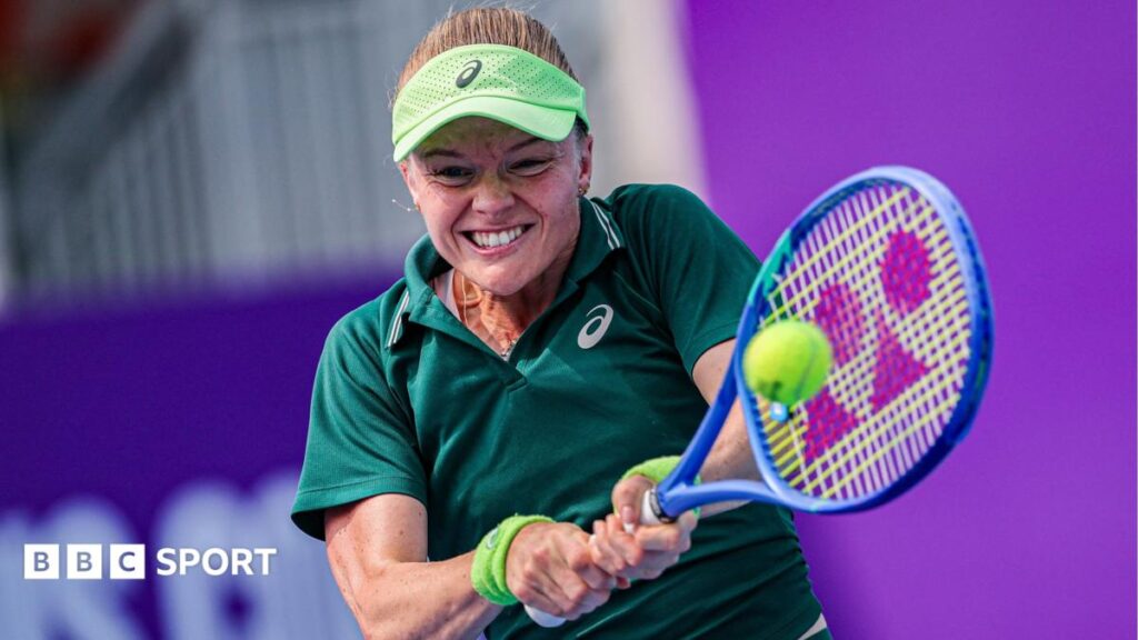 Guangzhou Open: Harriet Dart reaches second WTA Tour semi-final of career