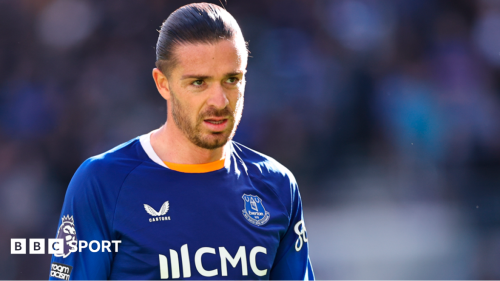 Jack Grealish: England winger dropped by Everton due to 'breach of club discipline'