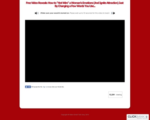 Make Small Talk Sexy – HIGH EPC 75% on upsells and continuity Make Small Talk Sexy – HIGH EPC 75% on upsells and continuity