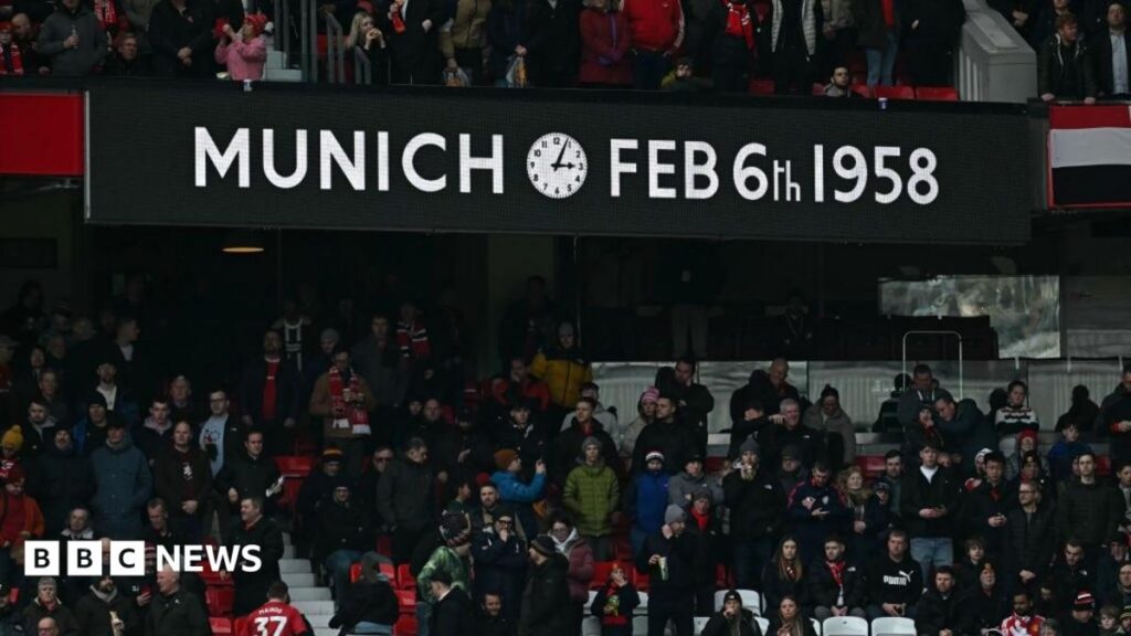 Manchester United Munich air disaster memorial vandalised