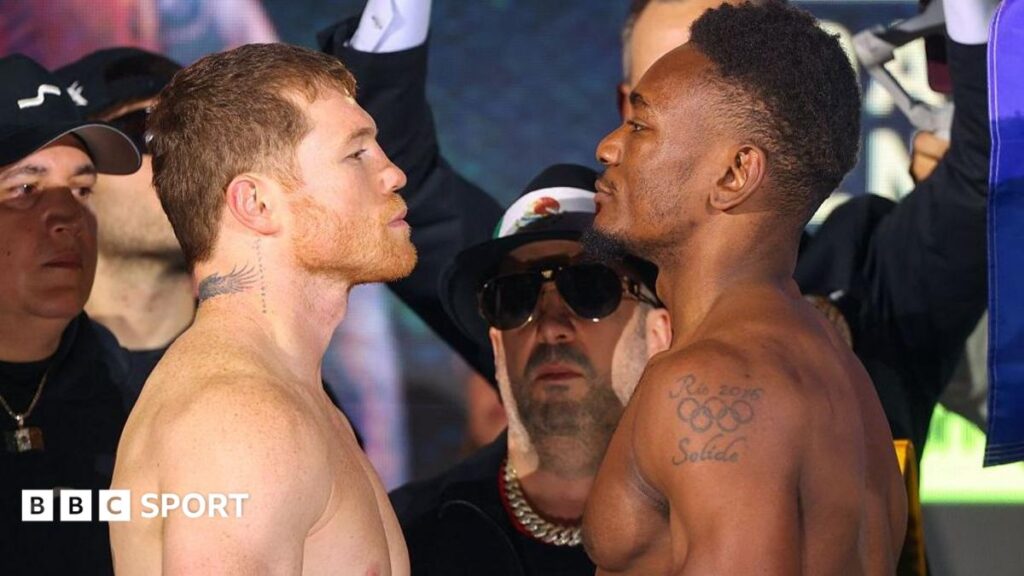 Mbili vs Alvarez: Saul ‘Canelo’ Alvarez makes weight against backdrop of Saudi turmoil