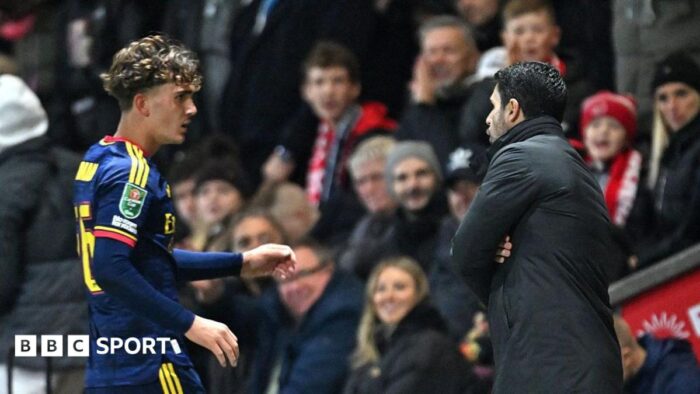 Mikel Arteta warns Max Dowman ‘we are not in Disneyland’ after red card against Fleetwood