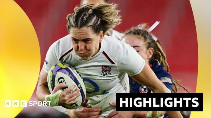 Moloney-MacDonald scores four tries as England thump USA Moloney-MacDonald scores four tries as England thump USA