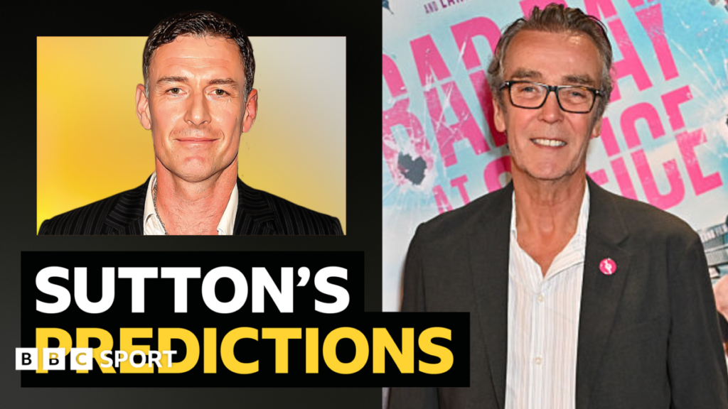 Premier League predictions: Chris Sutton v Bad Day At The Office star John Hannah – & AI Premier League predictions: Chris Sutton v Bad Day At The Office star John Hannah – & AI