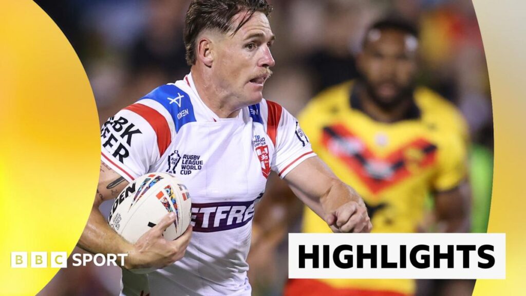 Rugby League World Cup highlights: England 34-12 Papua New Guinea Rugby League World Cup highlights: England 34-12 Papua New Guinea